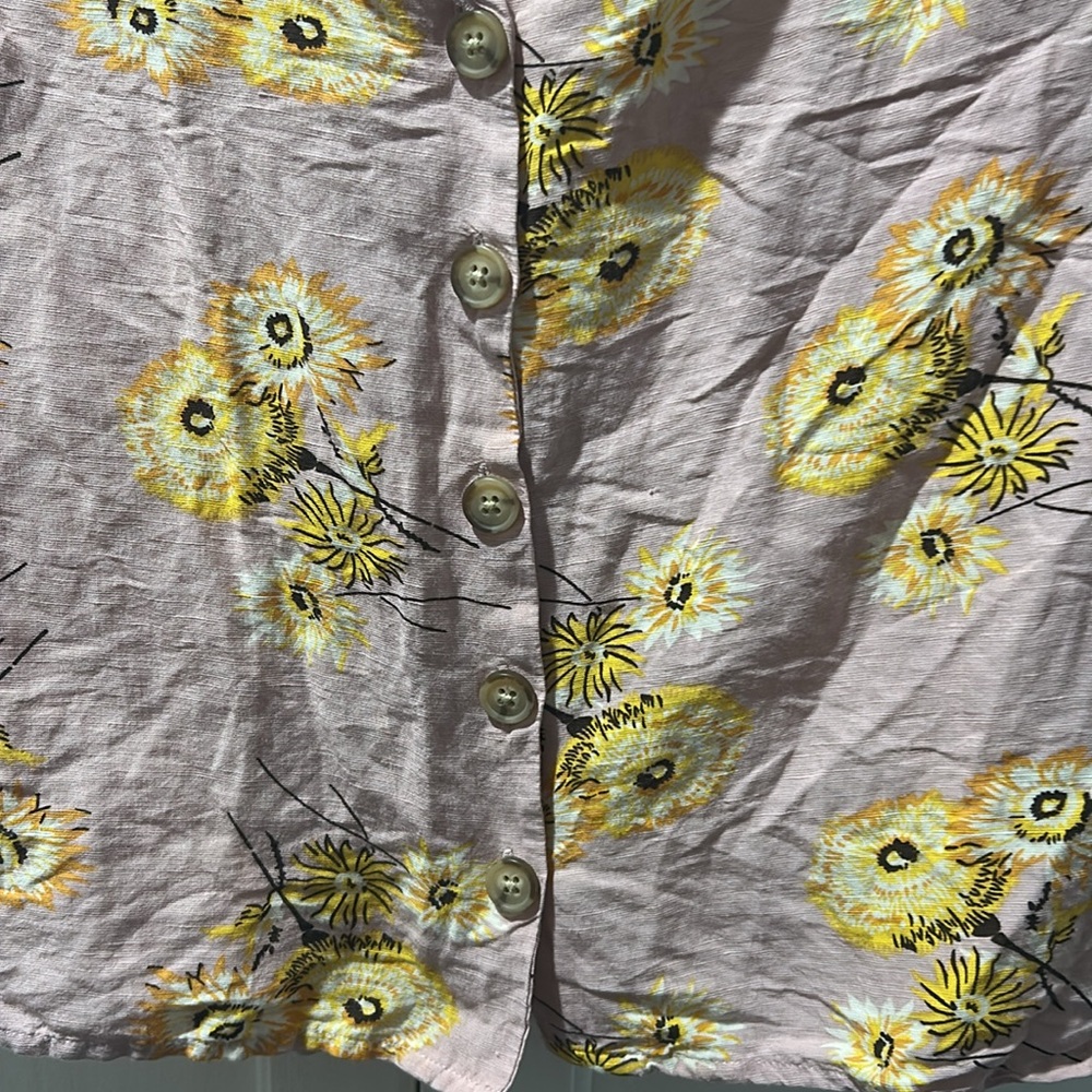 Dutch dandelions Madewell top - Picture 3 of 6